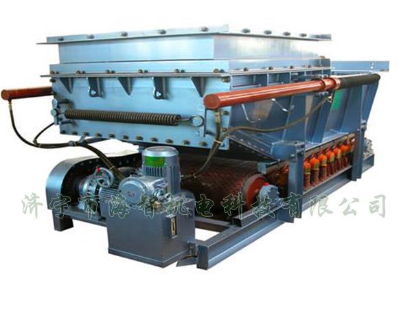 它將帶式（甲帶）給料機(jī)的手動(dòng)檢修閘門改為電動(dòng)、液動(dòng)或氣動(dòng)控制閥門，增大了閘門推力